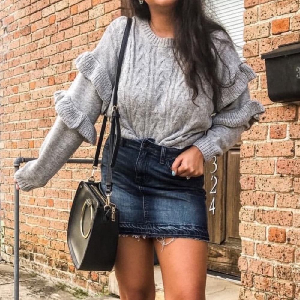 Ruffle sweater